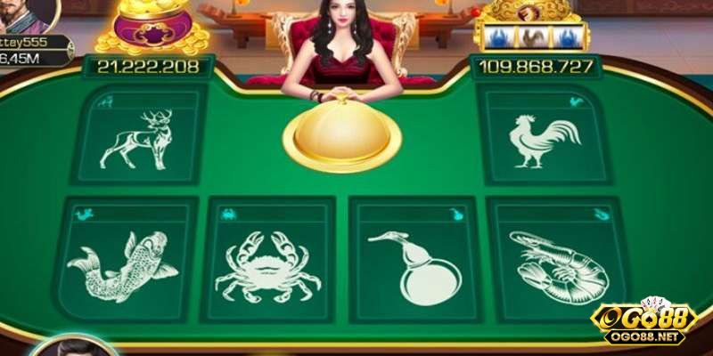 Thiết kế đẹp mắt và âm thanh sống động khi chơi bầu cua Go88